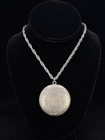 WWI WW1 Officer Sterling Silver Sweetheart Locket