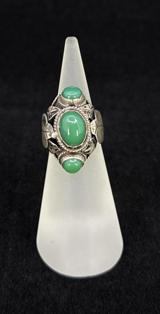 Bernice Goodspeed Taxco Sterling Ring: Size 5 1/2, 7.75 grams.