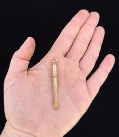 Gold Filled Collapsible Shoe Button Hook