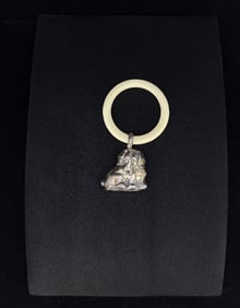 Sterling Silver Baby Teething Rattle Ring