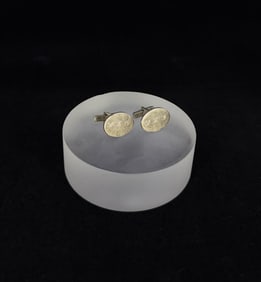 Monogram Sterling Silver Cufflinks