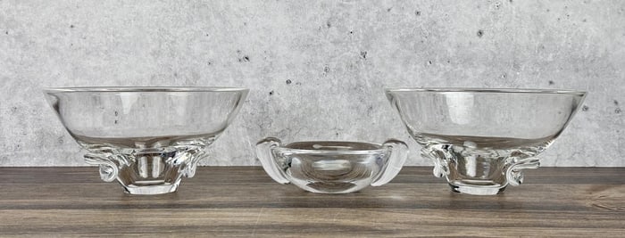 Group of Steuben Glass Bowls