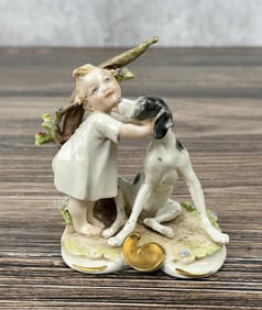 Giuseppe Cappe Little Friends Porcelain Figurine