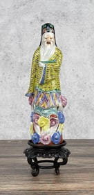 Chinese Famille Rose Porcelain Figure