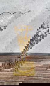 Victorian Cut Glass Bronze Mounted Vase