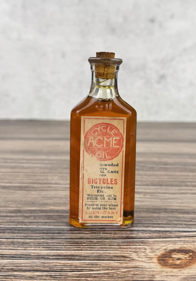 Acme Cycle Oil Bicycle Oil Bottle