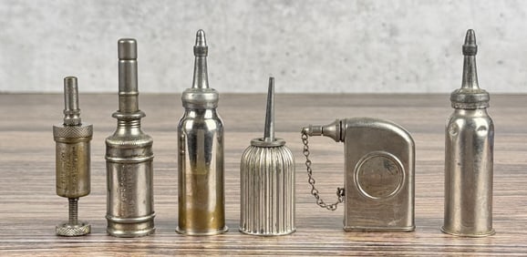 Collection Of Gun Oilers & Tire Repair Tools