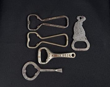 Collection Of Advertising Bottle Openers