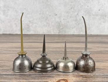 Collection Of Antique Oil Cans