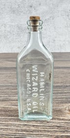 Hamlins Wizard Oil Snake Oil Medicine Bottle