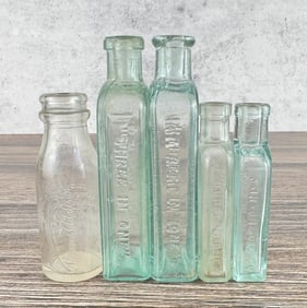 Antique Oil Bottles