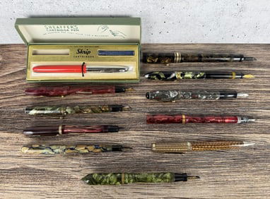 Collection of Antique Fountain Pens