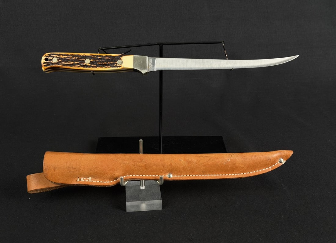 Schrade Uncle Henry 167 Filet Knife USA: 11 3/4" long overall. USA Made