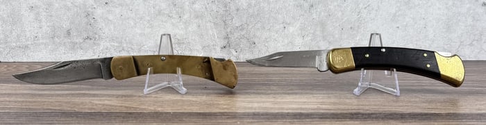 Pair Of Buck 110 Pocket Knives