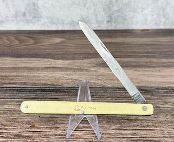 Schrade 105 Melon Fruit Knife Sunkist