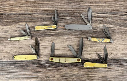 Collection of Antique Pocket Knives