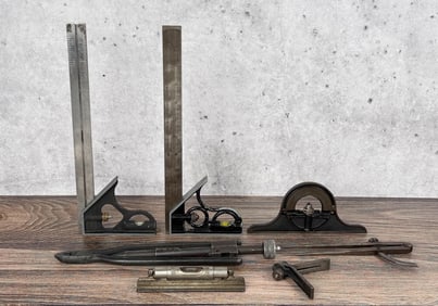 Collection of Tools Pliers and Levels