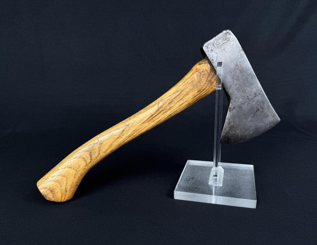 Norlund Hudson Bay Voyager Hatchet Axe: 12" long, 5 1/8" wide head.
