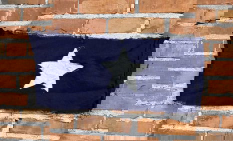 Civil War American Flag Star Fragment