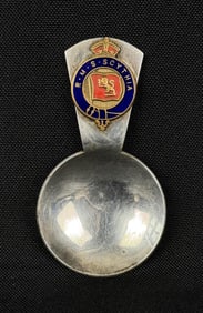 RMS Scythia Cunard White Star Line Spoon Caddy