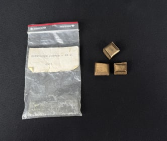 Beryllium Copper Ingot Samples Mining