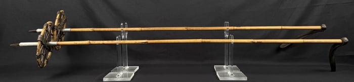 Antique Bamboo Ski Poles