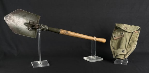 WW2 Wood 1944 Entrenching Tool Shovel