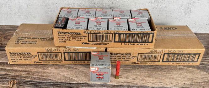 Large Lot of Winchester .410 Shotgun Shells