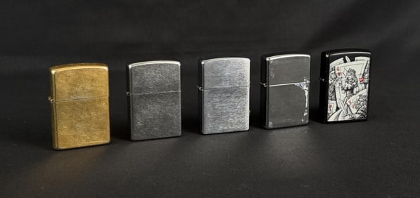 Collection of Zippo Lighters