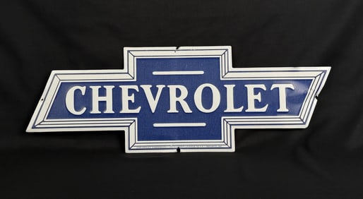 Chevrolet Chevy Bowtie Metal Sign