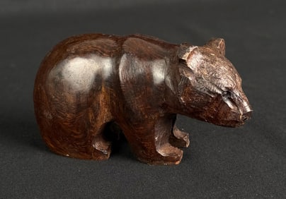 Mexican Ironwood Bear Wood Carving