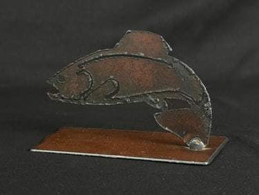 Montana Trout Steel Cutout Sculpture
