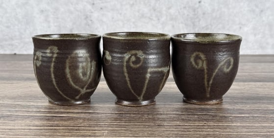 Frances Senska Montana Studio Pottery Tea Cups