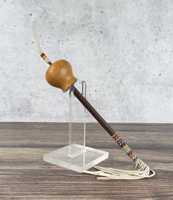 Navajo Gourd Peyote Rattle