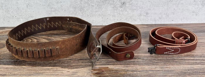 Cowboy Gunfighter Ammo Belt and Rifle Slings