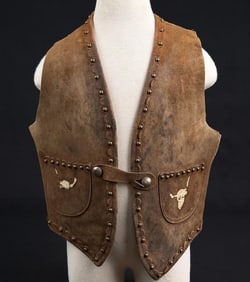 Montana Ranch Children's Leather Vest