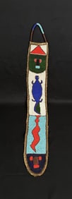 African Yoruba Beaded Diviners Sash