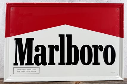 1995 Marlboro Cigarettes Sign