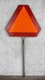 Montana Road Construction Slow Metal Sign