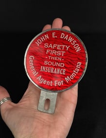 John Dawson Montana License Plate Topper