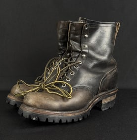 Vintage Chippewa Leather Packer Boots