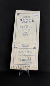 Map of Butte Montana Western States