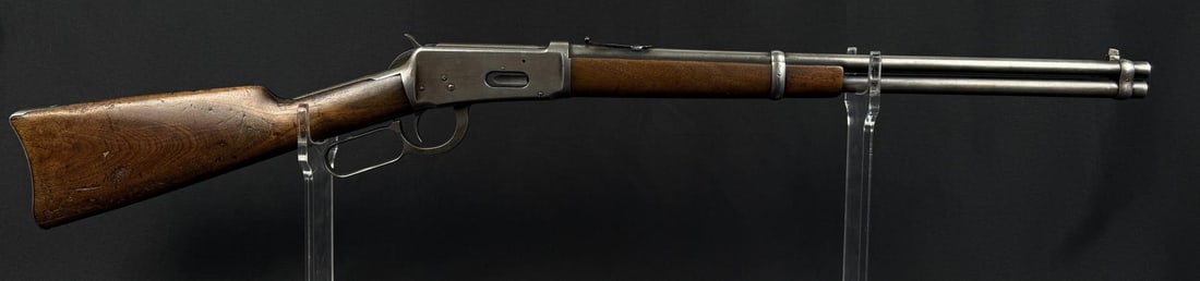 Winchester Model 1894 94 Saddle Ring Carbine Rifle: 25-35 WCF. 20" barrel. Antique, does not require FFL transfer. No international sales.