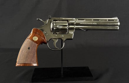 1981 Colt Python Nickel .357 Mag Revolver