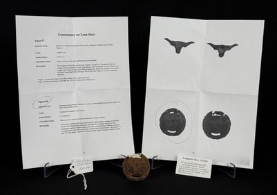 Civil War Confederate Texas Steer Concho Badge