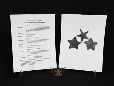 Civil War Confederate Texas Lone Star Hat Badge