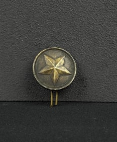 Civil War Confederate Texas Lone Star Hat Badge