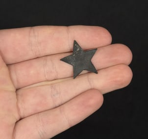 Civil War Confederate Texas Lone Star Hat Badge