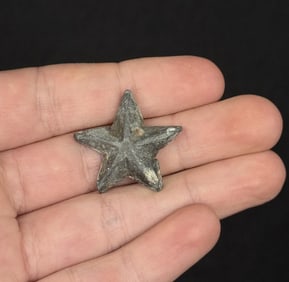 Civil War Confederate Texas Lone Star Hat Badge