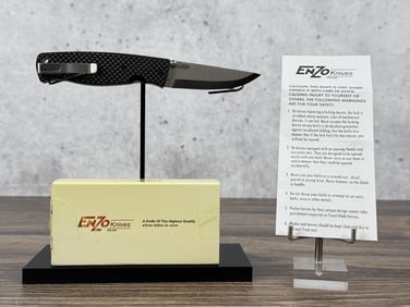 Enzo BRI2501 Birk 75 Carbon Fiber Knife